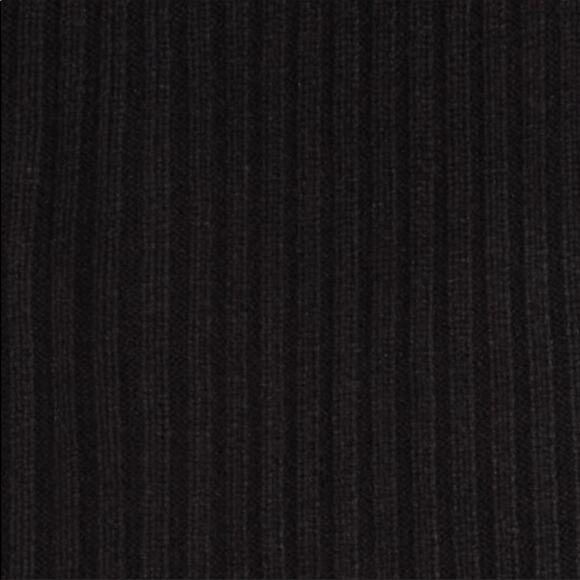 NEW ALLSAINTS Black Wool Blend Ribbed Knit Scarf - Picture 2 of 7
